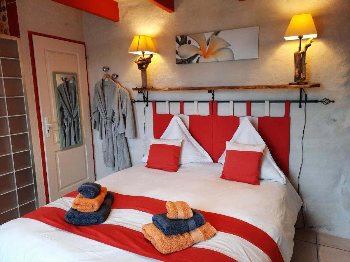 L'Echappee Tremoussante Bed and Breakfast Saint-Barthélemy-de-Vals Exteriör bild