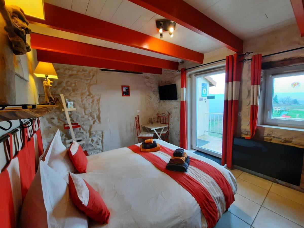 L'Echappee Tremoussante Bed and Breakfast Saint-Barthélemy-de-Vals Exteriör bild