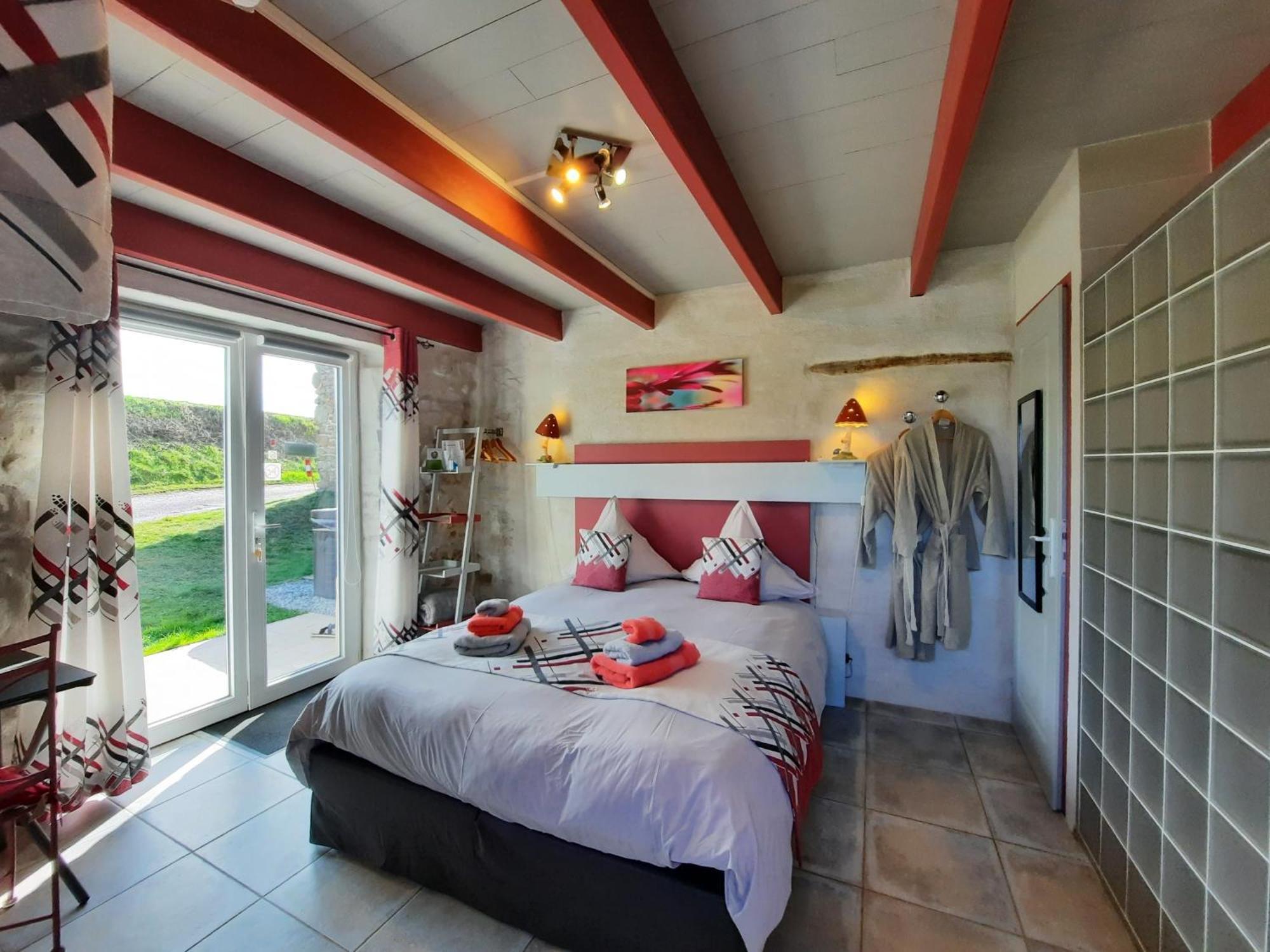 L'Echappee Tremoussante Bed and Breakfast Saint-Barthélemy-de-Vals Rum bild